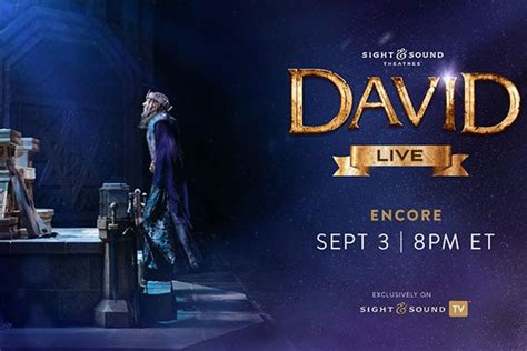 Event David Live On Sight And Sound Tv Date Time Location And More
