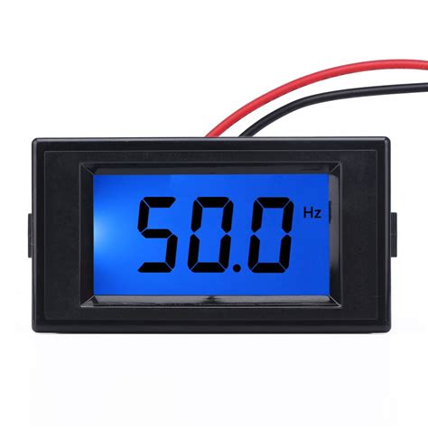 Ac 80 250v Digital Frequency Panel Meter 10 1999hz Lcd Frequency Meter