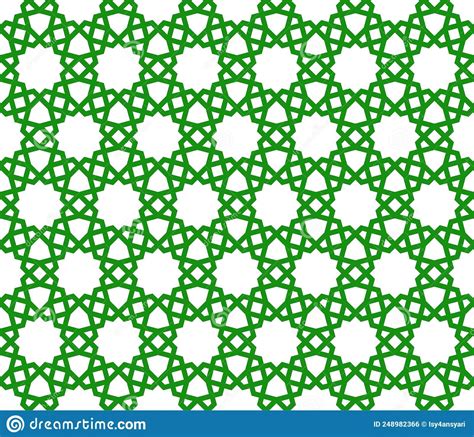 Islamic Geometric Seamless Pattern Stock Vector Illustration Of