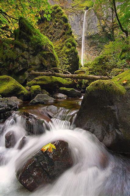 Elowah Falls In The Fall Beautiful Elowah Falls From A Cou Flickr