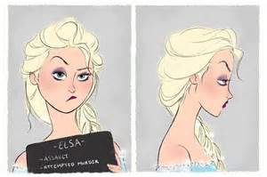 Elsas Mugshot Best Disney Princess Fan Art Popsugar Love And Sex