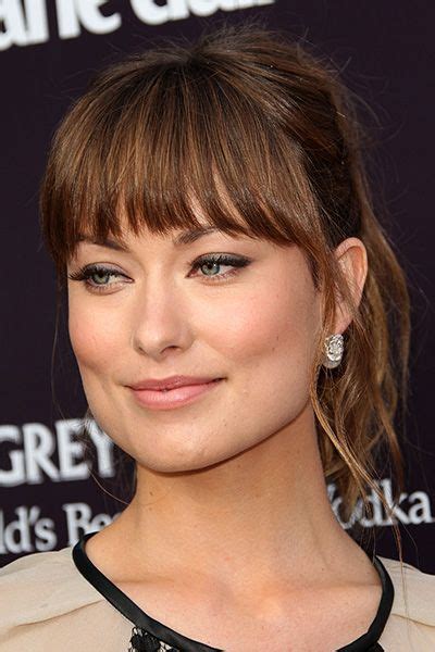 Olivia Wilde Hairstyle Look Ponytail Hairstyles Hairstyles With Bangs Pretty Hairstyles