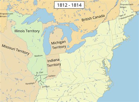 Map Of Canada In 1812 Maps Of The World Images And Photos Finder