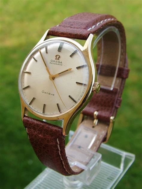 Antiques Atlas A Gents 9 Carat Gold Omega Genève Wrist Watch