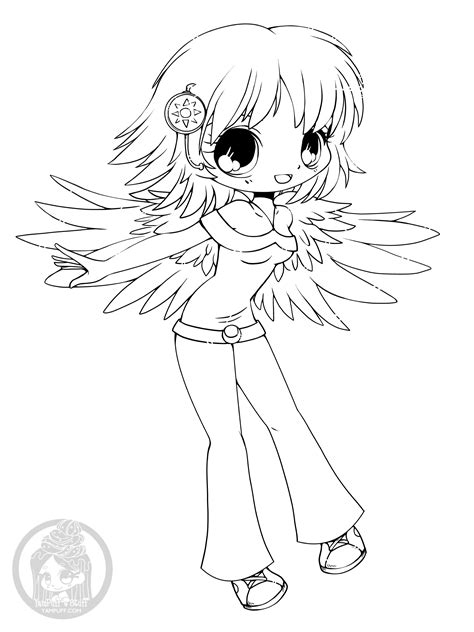 Automne Kawaii Dessin Enfant Yampuff Chibi Coloring Pages Babe Coloring Sexiz Pix