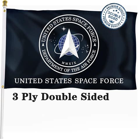 Xifan Premium Double Sided Flag For Us Space Force Heavy
