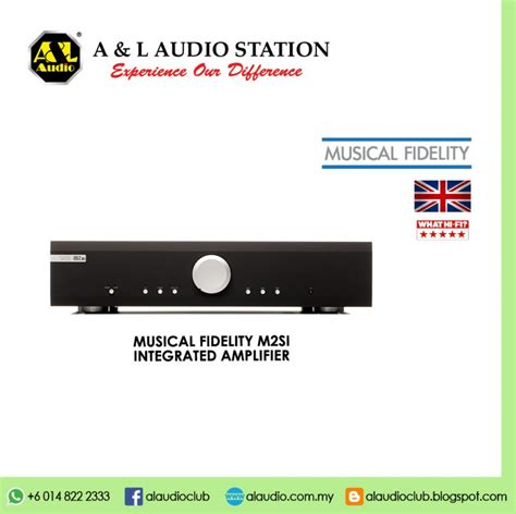 Our company is specialized in the audio dac, stereo headphone amplifier, power amplifier, and with own r&d, manufacturing and marketing team. MUSICAL FIDELITY - Alaudio