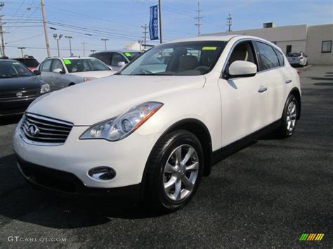 Moonlight White 2008 Infiniti Ex 35 Journey Awd Exterior Photo