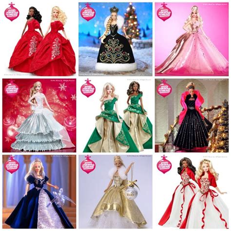 25 Years Of The Holiday Barbie Doll Holidaybarbie Christmas Barbie