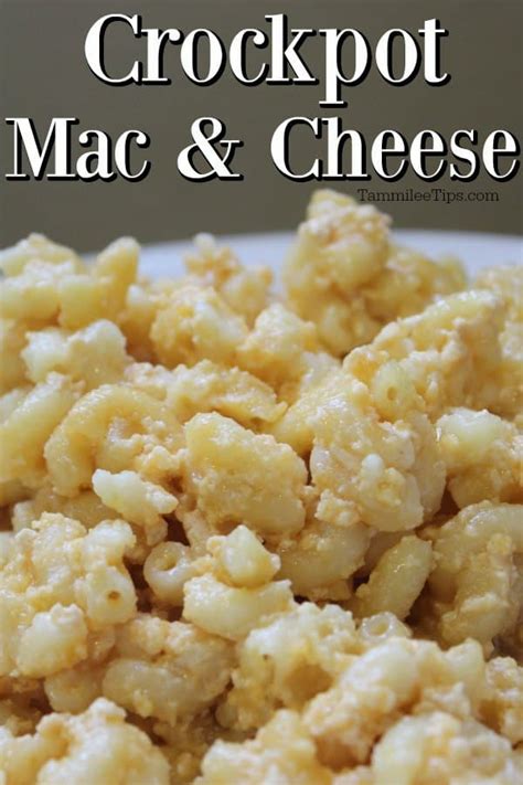 Boxed mac and cheese is a delicious memory from your childhood, but there is a better way to make it that will taste like it was made from scratch! Slow Cooker Mac and Cheese Recipe - Tammilee Tips