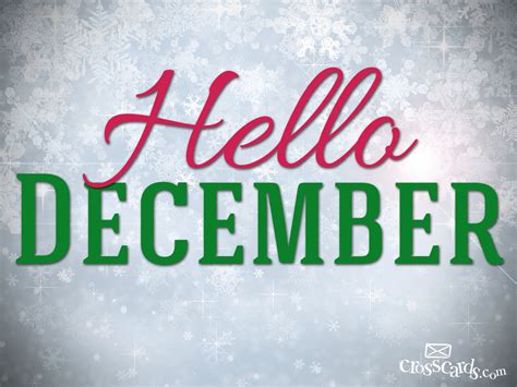 Hello December Hello December Prayer Partner December