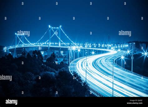 Beautiful Bridge Night Modern Hi Res Stock Photography And Images Alamy