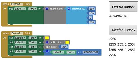 Color number in Make color and Split color - Tutorials and Guides - MIT