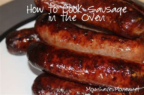 How To Cook Sausages In The Oven Tobias Dekine