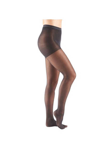 Support Plus Women S Mild Compression Pantyhose Queen Sheer Closed Toe