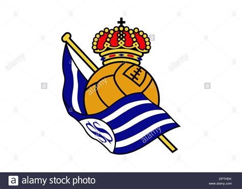 The real sociedad logo reflects the relationship with king alfonso xiii. Real Sociedad logo drapeau emblème symbole icône Photo ...