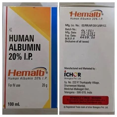 human albumin injection 100 ml at rs 6501 bottle ह्यूमन एल्ब्यूमिन इंजेक्शन in chennai id