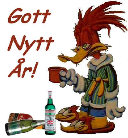 Tusentals roliga bilder och även många vackra bilder. Roligt nyårskort