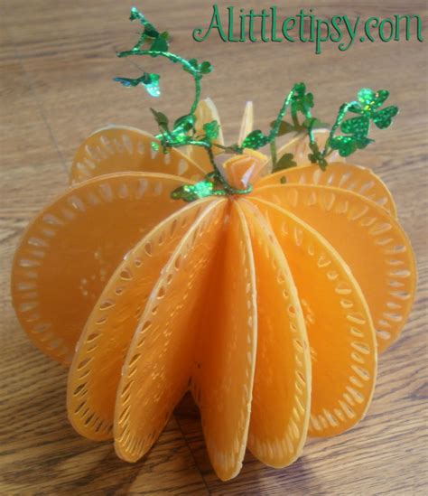 Paper Pumpkins A Little Tipsy