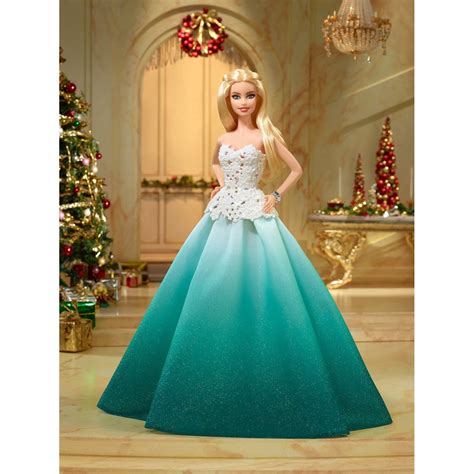 Mattel Barbie Συλλεκτική Holiday 2016 Φόρεμα Σμαράγδι Dgx98 Toys Shopgr