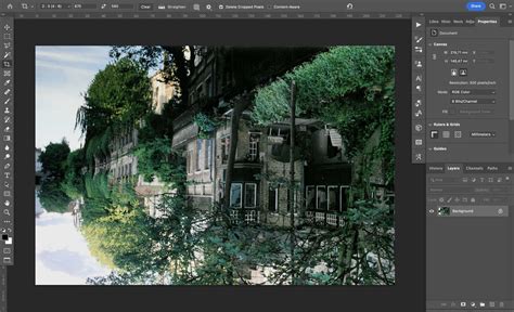 how to mirror an image in photoshop step by step