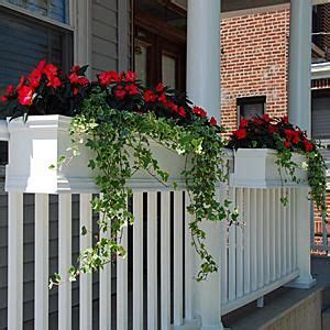 With hooks & lattice window boxes, you can add an enchanting floral arrangement that adds color, fresh greenery and a great measure of charm to any window. Deck Rail Planters, Porch Planters, Balcony Planters ...