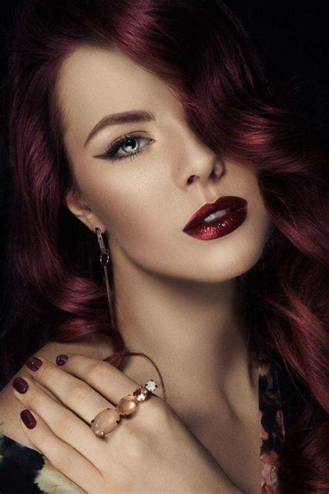 Red Hair Beauty Makeup Lip Makeup Beautiful Redhead