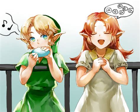 Link Young Link And Malon The Legend Of Zelda And 1 More Drawn By