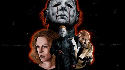 Download Cool Michael Myers Stands In The Fog Wallpaper