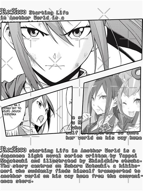 Crusch Karsten Rezero Starting Life In Another World Anime Manga Text