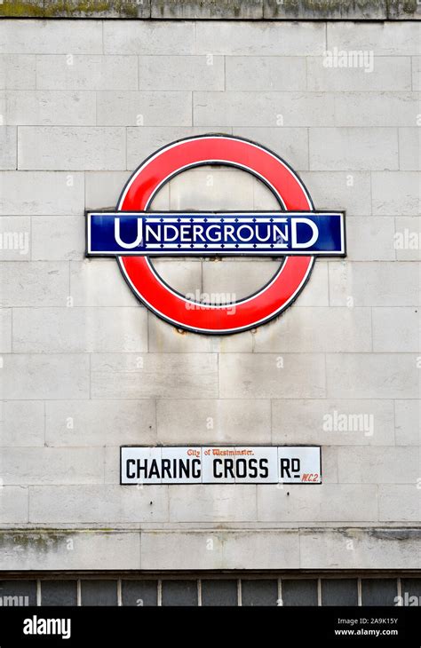 London England Uk Leicester Square Underground Station Charing