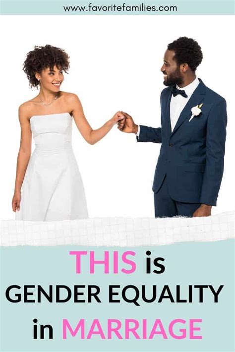 This Is Gender Equality In Marriage In 2020 Healthy Marriage Gender Equality Marriage Tips