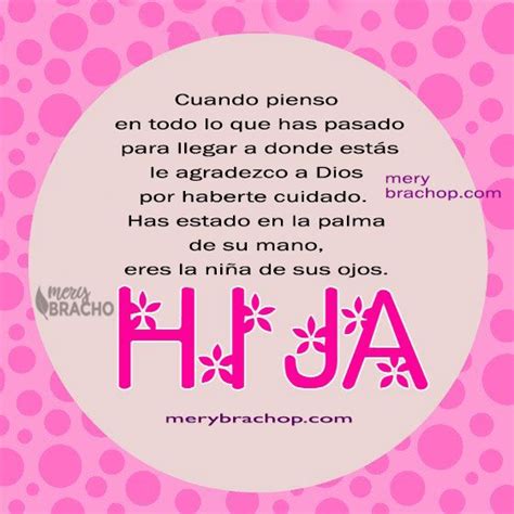 Poema Para Mi Hija En Su Cumpleaños Frases Bonitas Tarjeta Rosa Feliz