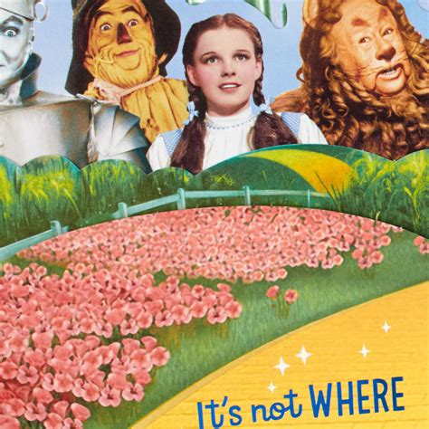 The Wizard Of Oz Happy Our Paths Crossed Pop Up Birthday Card