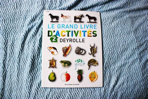 Le Grand Livre Dactivités Deyrolle De Chez Gallimard Deyrolle Grand
