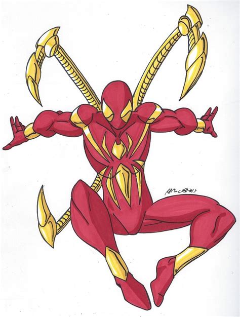 Iron Spider Drawing At Getdrawings Free Download
