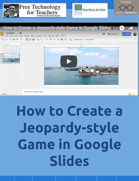 Here are 30 activities that bring interactive learning to students. How to Create a Jeopardy-style Game in Google Slides ...