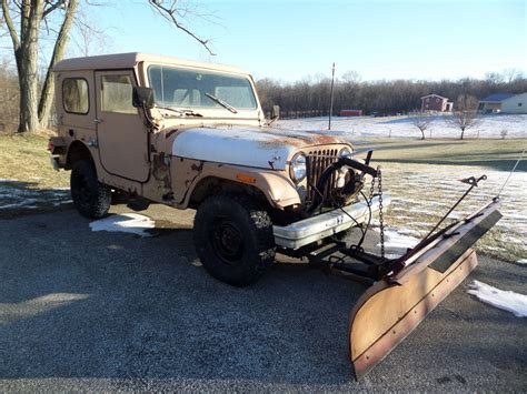 1977 Jeep Cj 7 With Snow Plow Blade Hardtop V8 Amc Cj Cj7 Snowplow 4x4 4wd