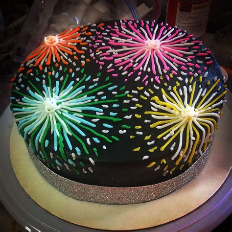 Fireworks Cake Fireworks Cake Cake Decorating Cake