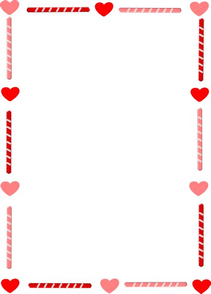 Heart And Candy Border Clip Art At Vector Clip Art Online