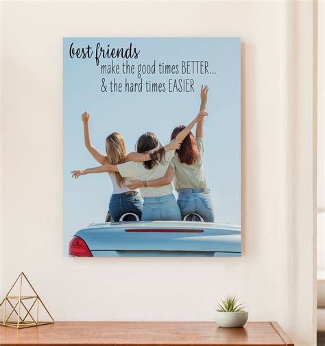 Customizable Best Friend Canvas By Printed Marketplace Etsy Uk