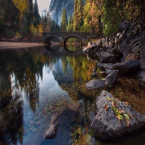 Yosemite National Park California Merced River California National