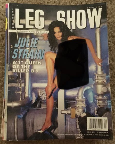 Leg Show Magazine April 1996 Julie Strain Etsy