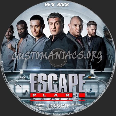 Escape Plan 2 Hades Blu Ray Label Dvd Covers And Labels By Customaniacs