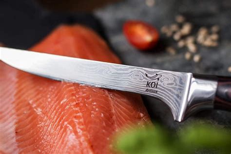 Koi Artisan Chefs Boning Knife Deboning Fish And Meat 6 Inches Blade