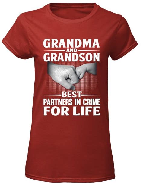 Grandma And Grandson Best Partners In Crime For Life Shirt Long