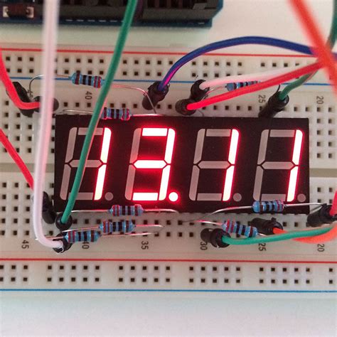 Simplest Arduino Clock With 7 Digit Segment Display Slawomir Jasinski