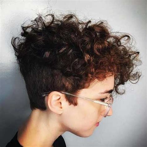 Long curly + curtained hair. Cute and Pretty Curly Short Hairstyles | Short Hairstyles 2017 - 2018 | Most Popular Short ...