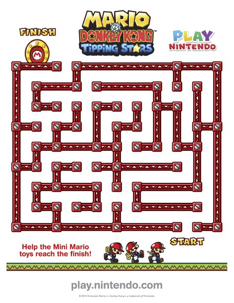 Free Printable Super Mario Activity Sheets Create A Coloring And