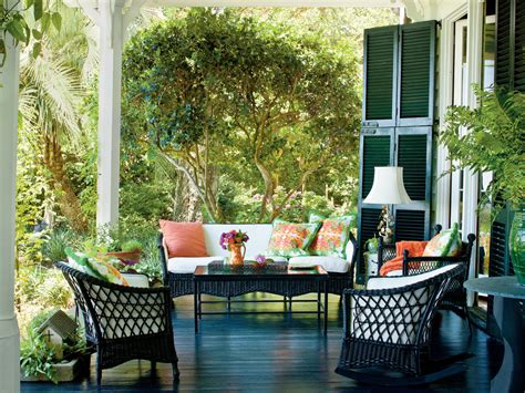 Southern living house plans usually have a warm and inviting front style, but can also be formal and imposing. Mama's on the Front Porch - Southern Living